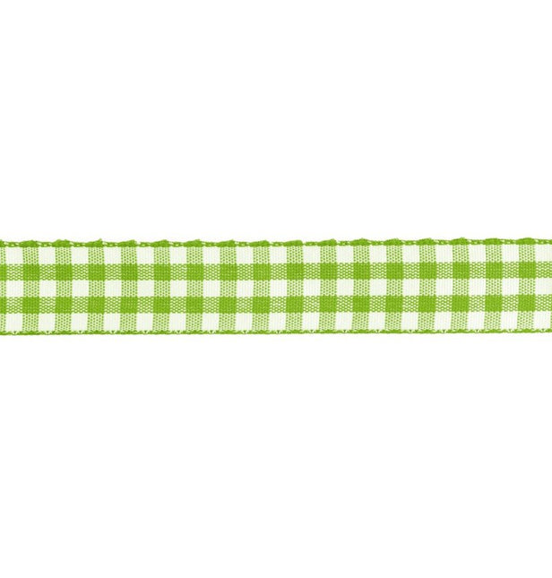 Wit Groene Lint 1,5Cm 2m van CHAKS koop je bij Partywinkel