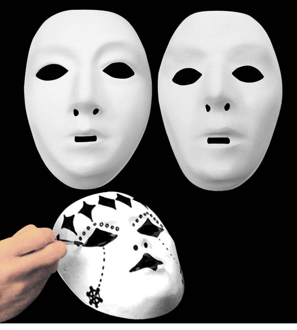 Wit Masker van Widmann koop je bij Partywinkel