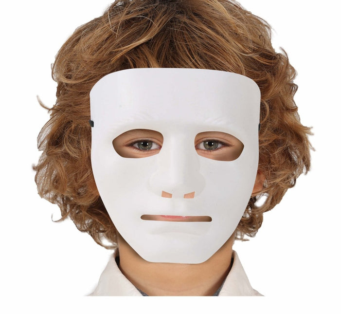 Wit Masker Kind van Fiestas Guirca koop je bij Partywinkel