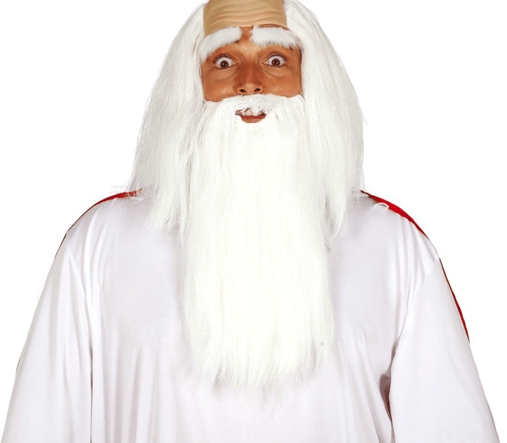 Witte Baard Lang van Fiestas Guirca koop je bij Partywinkel