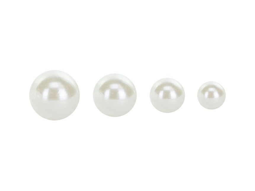 Witte Ballon Stickers Parels 3 - 6mm 440st van Partydeco koop je bij Partywinkel