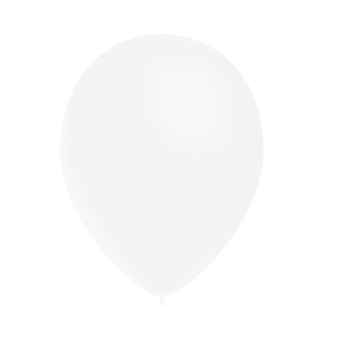 Witte Ballonnen 25cm 10st van Balloonia koop je bij Partywinkel
