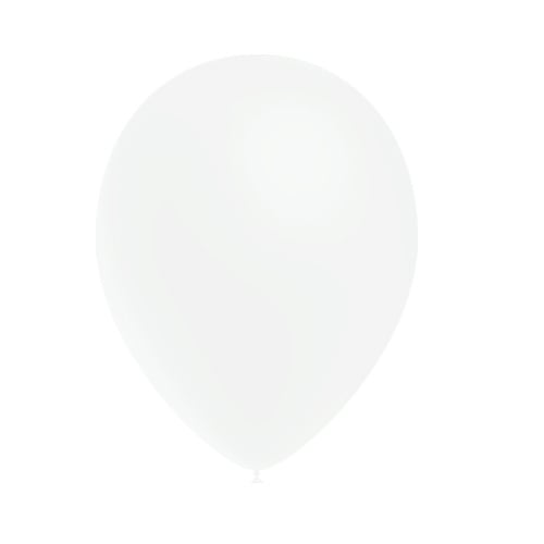 Witte Ballonnen 25cm 50st van Balloonia koop je bij Partywinkel
