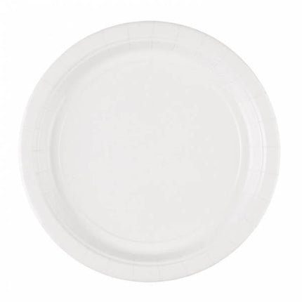 Witte Borden 23cm 8st van Riethmueller koop je bij Partywinkel
