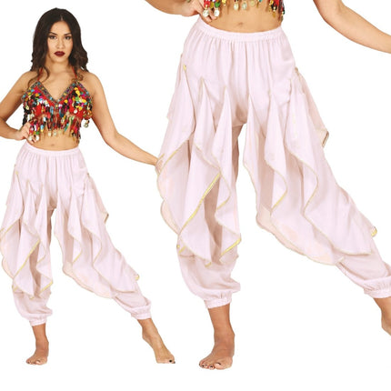 Witte Broek Buikdanseres van Fiestas Guirca koop je bij Partywinkel