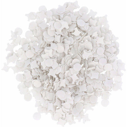 Witte Confetti 100 gram van Folat koop je bij Partywinkel