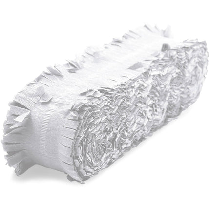 Witte Crepe Papier Slinger - 24 meter van Folat koop je bij Partywinkel