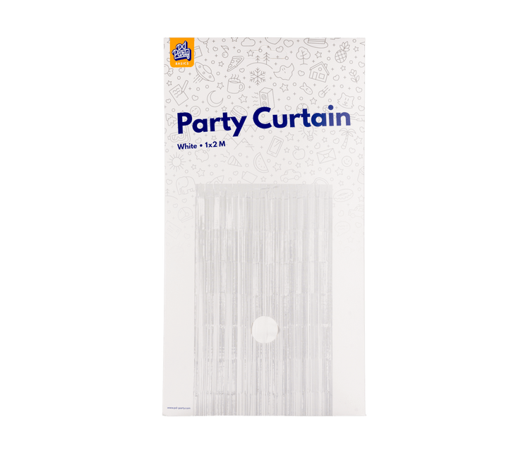 Witte Deurgordijn 2m van Paper Dreams koop je bij Partywinkel