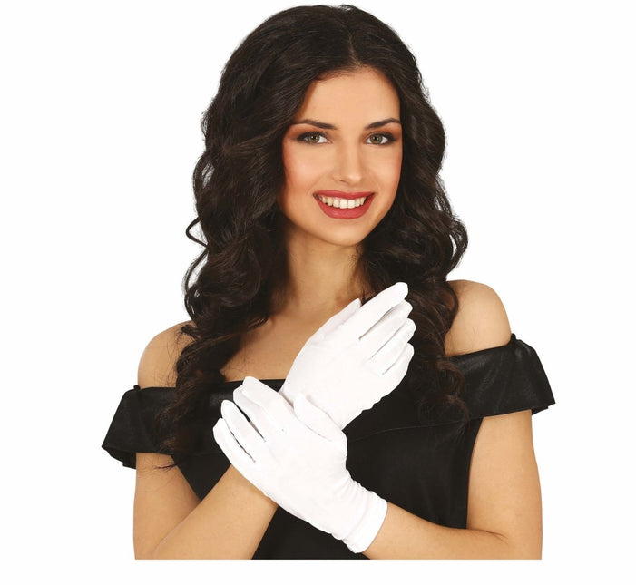 Witte Handschoenen van Fiestas Guirca koop je bij Partywinkel