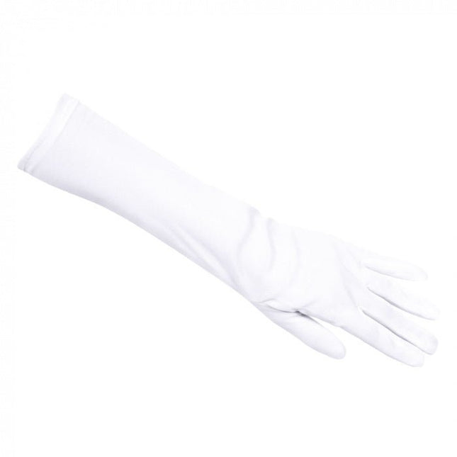 Witte Handschoenen Lang van Boland koop je bij Partywinkel