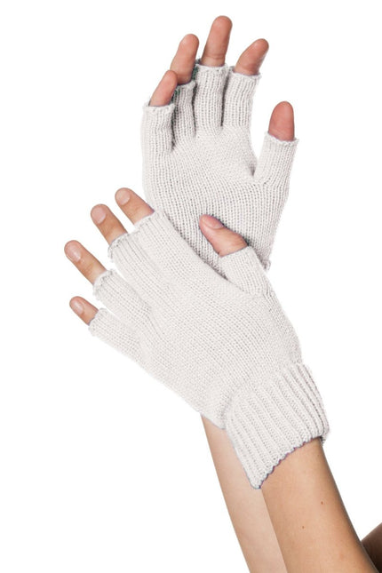 Witte Handschoenen Vingerloos van Wilbers & Wilbers koop je bij Partywinkel