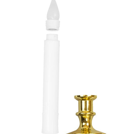Witte Kaarsen Flikkerend Licht 6st van Widmann koop je bij Partywinkel