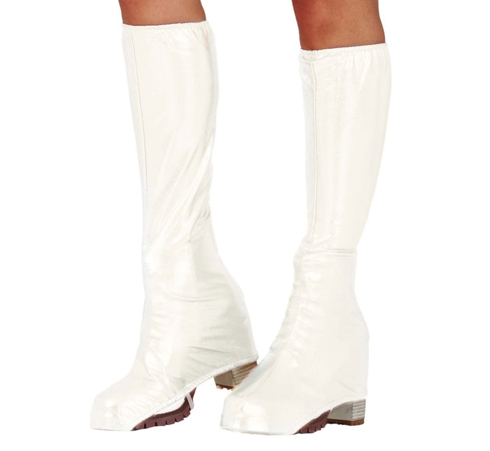 Witte Laarskappen 45cm van Fiestas Guirca koop je bij Partywinkel