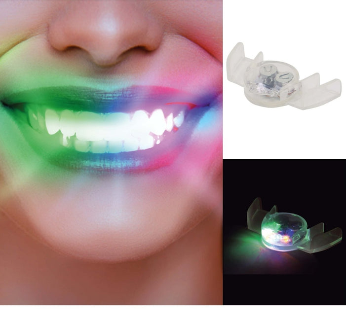 Witte Led Gebit Gekleurd van Fiestas Guirca koop je bij Partywinkel