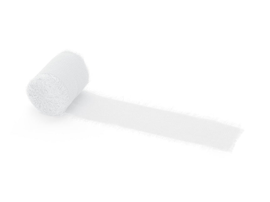 Witte Lint 5m 3st van Partydeco koop je bij Partywinkel