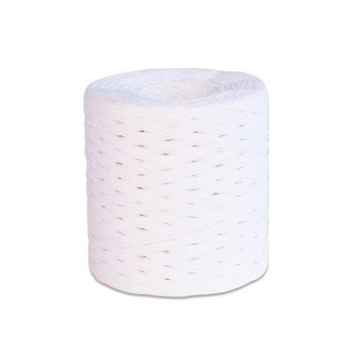 Witte Lint Papier 200m van Haza Witbaard koop je bij Partywinkel