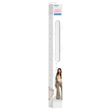 Witte Loper 60cm 4,5m van Boland koop je bij Partywinkel