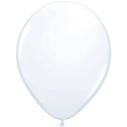 Witte Metallic Ballonnen 30cm - 10 stuks van Folat koop je bij Partywinkel