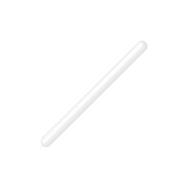 Witte Modelleerballonnen Metallic 7,5cm 150cm 100st van Balloonia koop je bij Partywinkel