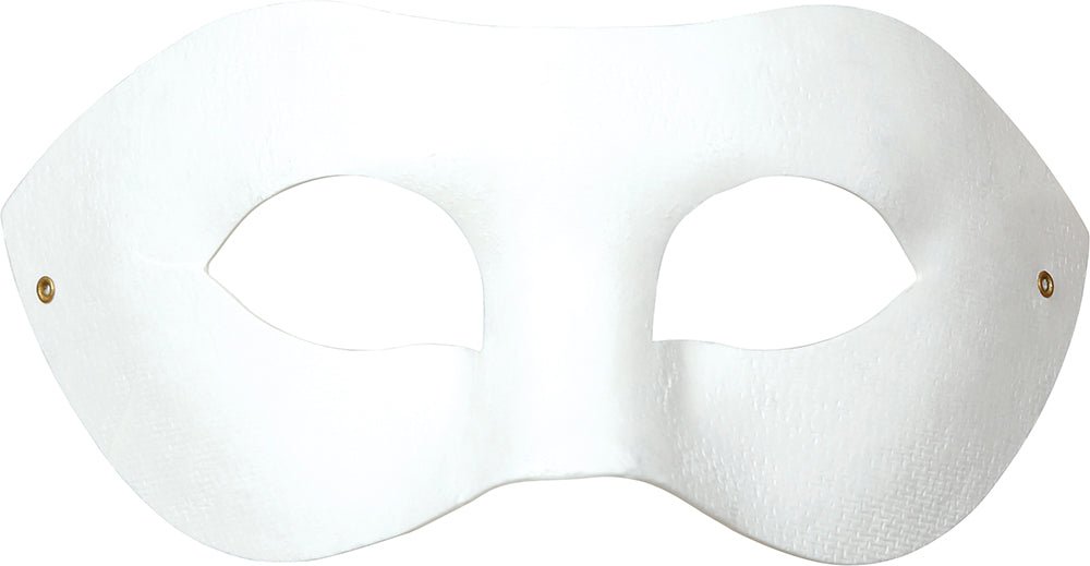 Witte Oogmasker Beschilderbaar van Fiestas Guirca koop je bij Partywinkel