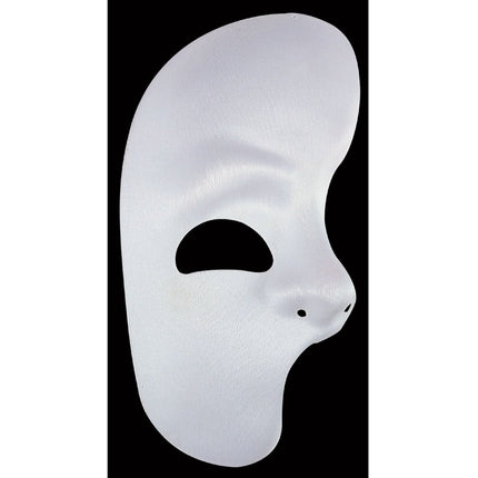 Witte Oogmasker Helft van Widmann koop je bij Partywinkel