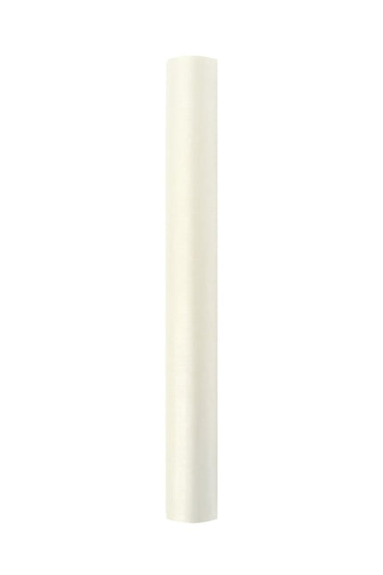 Witte Pastel Organza Stof 36cm 9m van Partydeco koop je bij Partywinkel