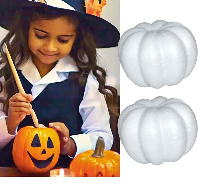 Witte Pompoen Diy 10cm van Fiestas Guirca koop je bij Partywinkel