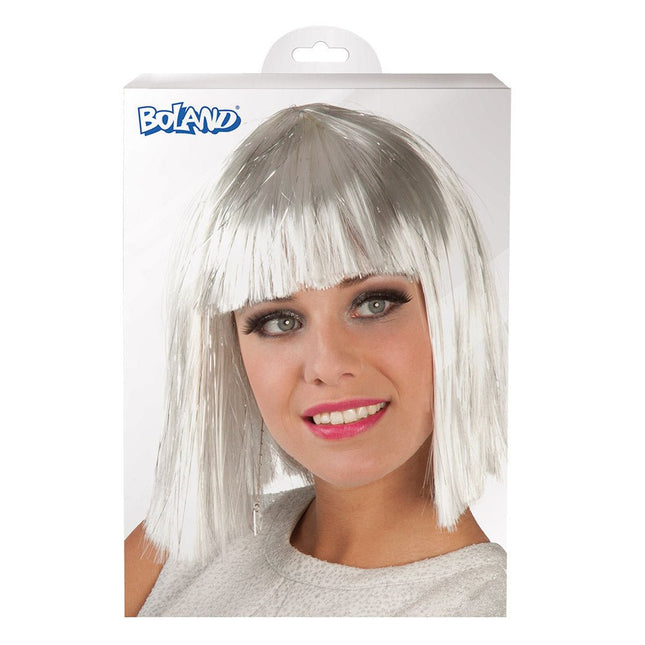 Witte Pruik Gigi Glamour van Boland koop je bij Partywinkel