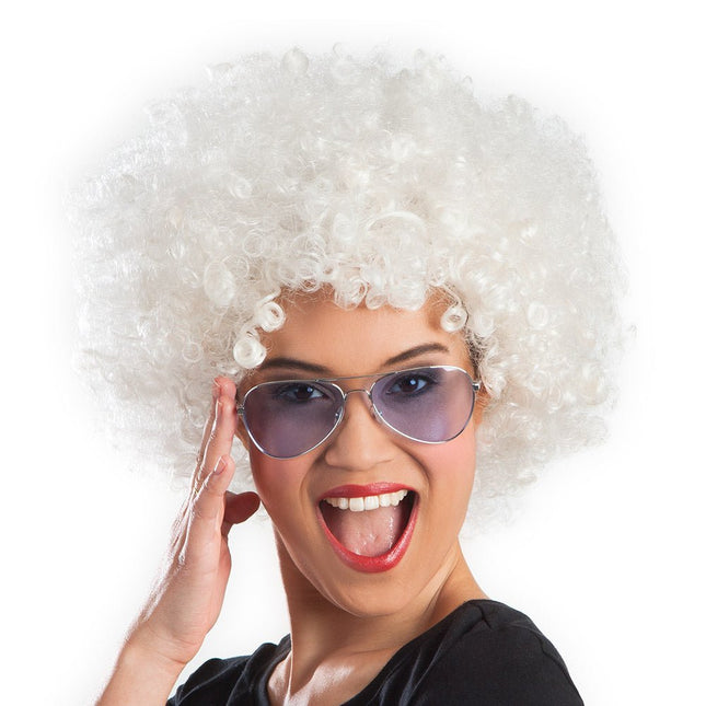 Witte Pruik Groove van Boland koop je bij Partywinkel