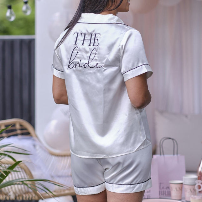 Witte Pyjama The Bride van Ginger Ray koop je bij Partywinkel