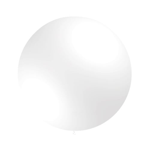Witte Reuze Ballon 60cm van Balloonia koop je bij Partywinkel
