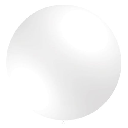 Witte Reuze Ballon XL Metallic 91cm van Balloonia koop je bij Partywinkel