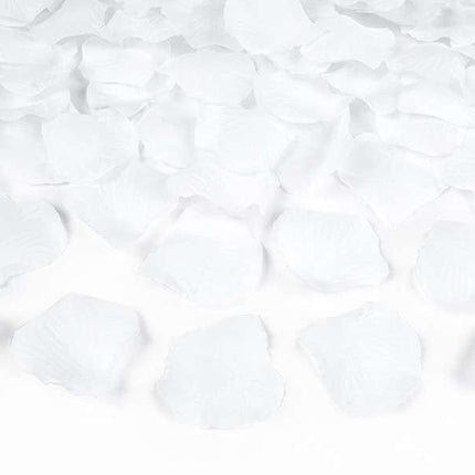 Witte Rozenblaadjes 100st van Partydeco koop je bij Partywinkel