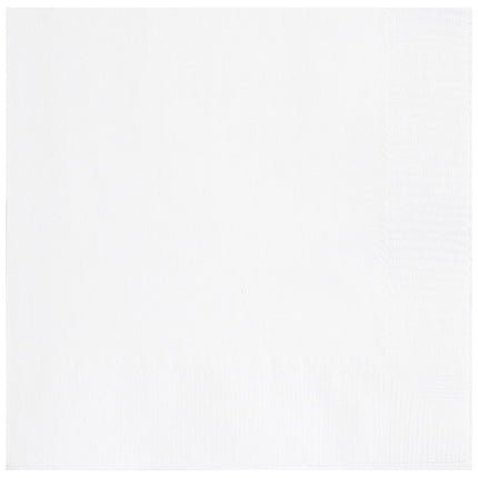 Witte Servetten 33cm 50st van Unique koop je bij Partywinkel