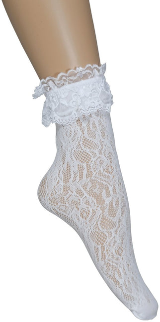 Witte Sokken Kant 2st van Fiestas Guirca koop je bij Partywinkel