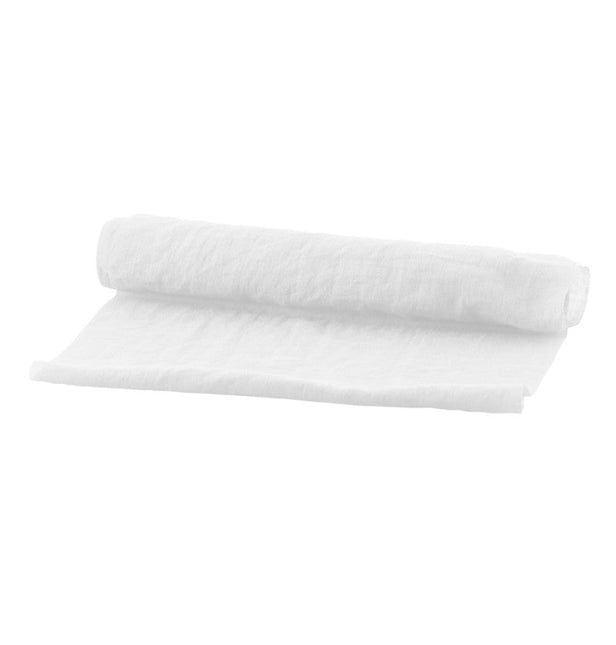 Witte Tafelloper Chiffon 3m van CHAKS koop je bij Partywinkel