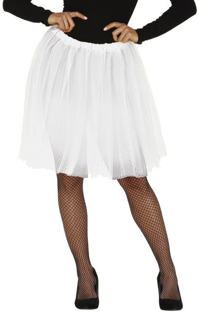 Witte Tutu Dames 60cm van Fiestas Guirca koop je bij Partywinkel