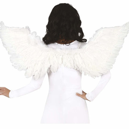 Witte Vleugels 106cm van Fiestas Guirca koop je bij Partywinkel
