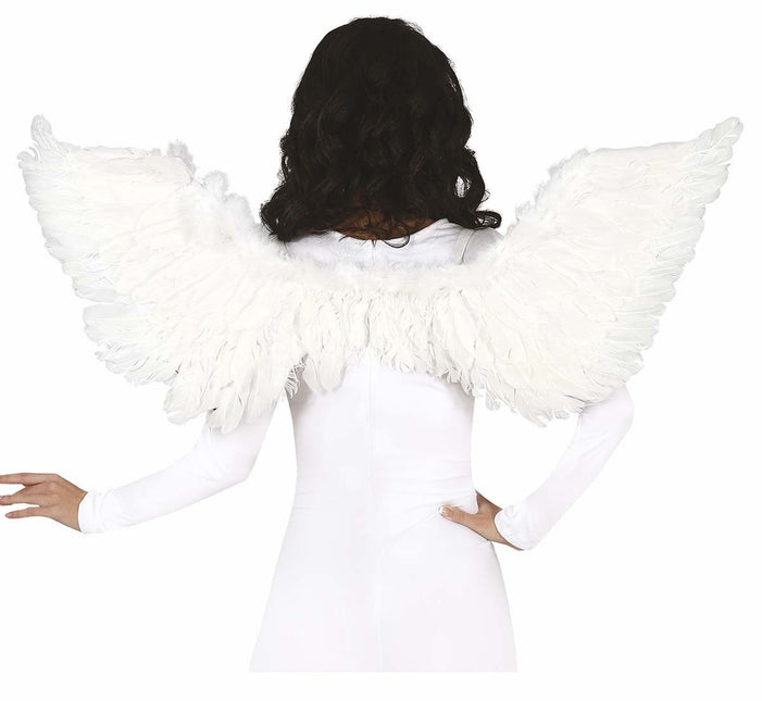 Witte Vleugels 106cm van Fiestas Guirca koop je bij Partywinkel