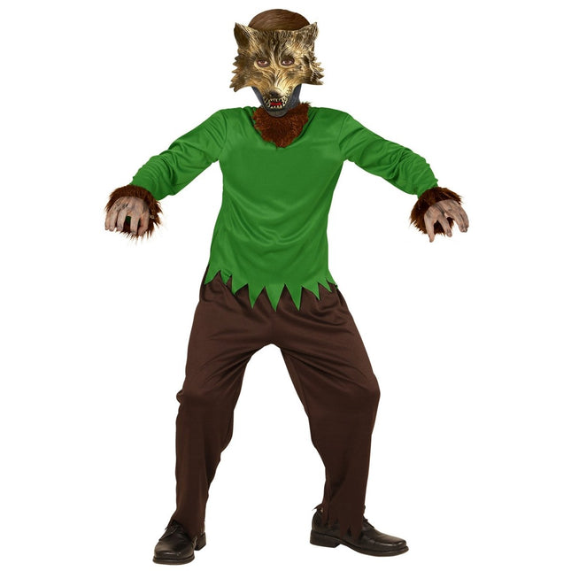 Wolf Kostuum Groen Kind van Widmann koop je bij Partywinkel
