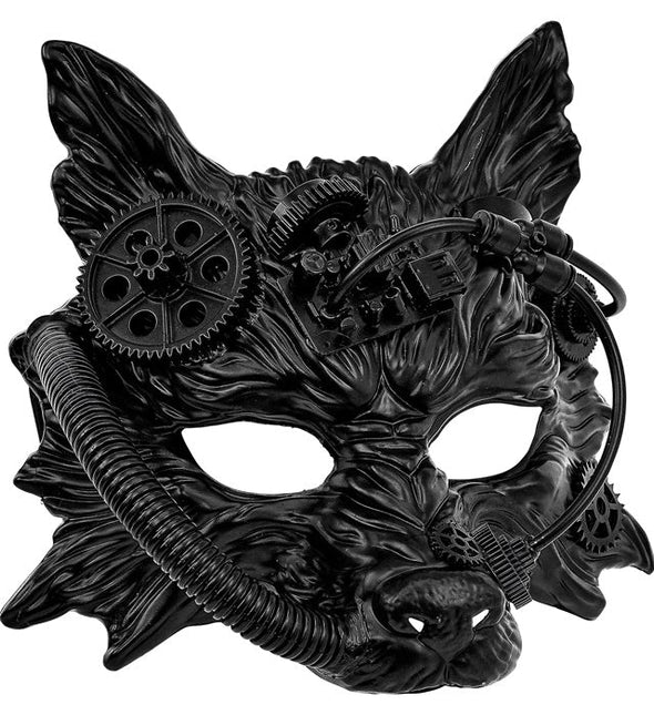 Wolf Masker Zwart van Widmann koop je bij Partywinkel
