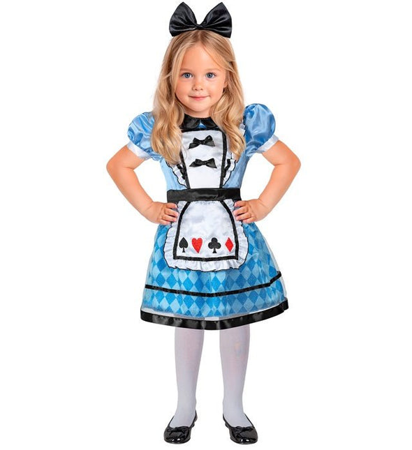 Wonderland Meisje Kostuum Blauw van Widmann koop je bij Partywinkel