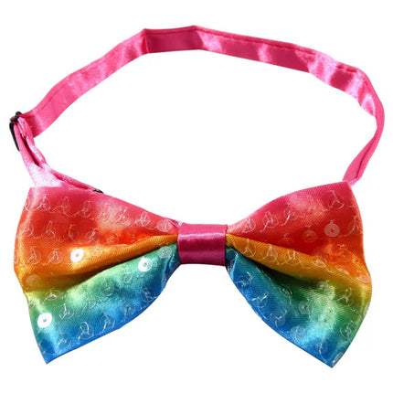 Rainbow Bow with Sequins