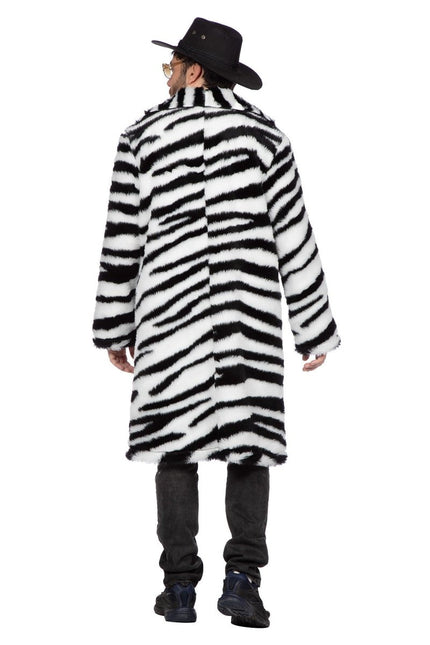 Zebra Bontjas Heren Lang van Wilbers & Wilbers koop je bij Partywinkel