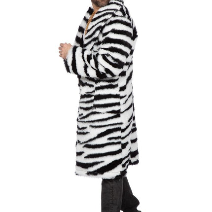 Zebra Bontjas Heren Lang van Wilbers & Wilbers koop je bij Partywinkel