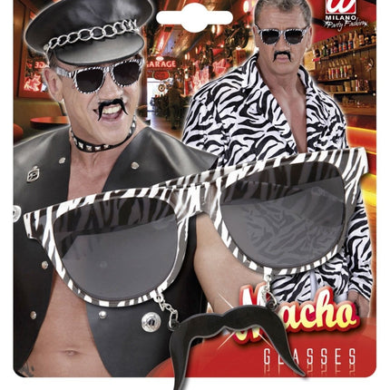 Zebra Bril van Widmann koop je bij Partywinkel