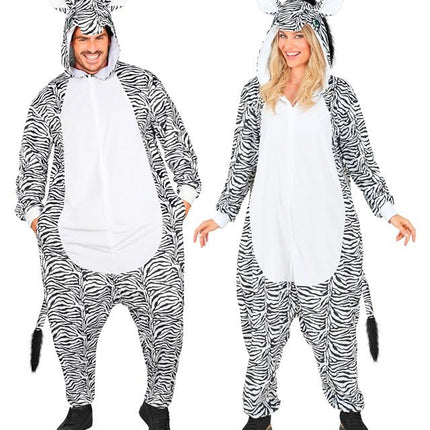 Zebra Pluche Kostuum van Widmann koop je bij Partywinkel