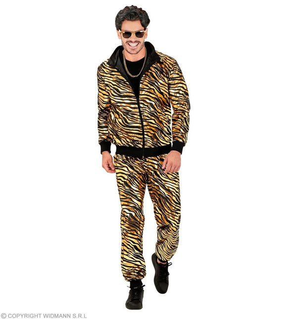 Zebra Trainingspak Fout Goud van Widmann koop je bij Partywinkel