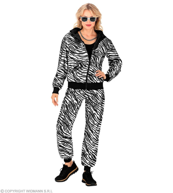 Zebra Trainingspak Fout Zilver van Widmann koop je bij Partywinkel