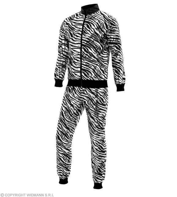 Zebra Trainingspak Fout Zilver van Widmann koop je bij Partywinkel